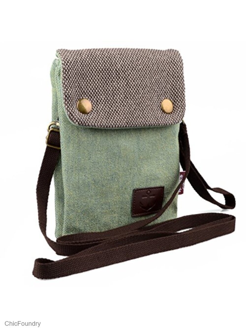Canvas Crossbody Phone Bag Mini Shoulder Purse Wristlet Wallet Travel
